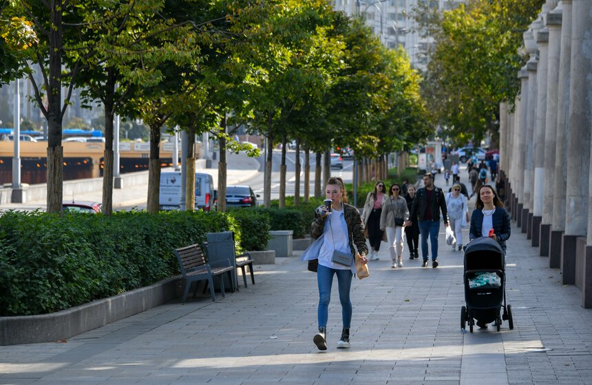 Теплая и солнечная погода установилась в Москве 9 фото
