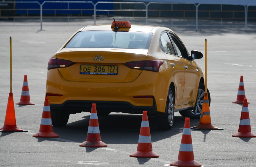 Конкурс профессионального мастерства водителей такси прошел в Москве 10 фото