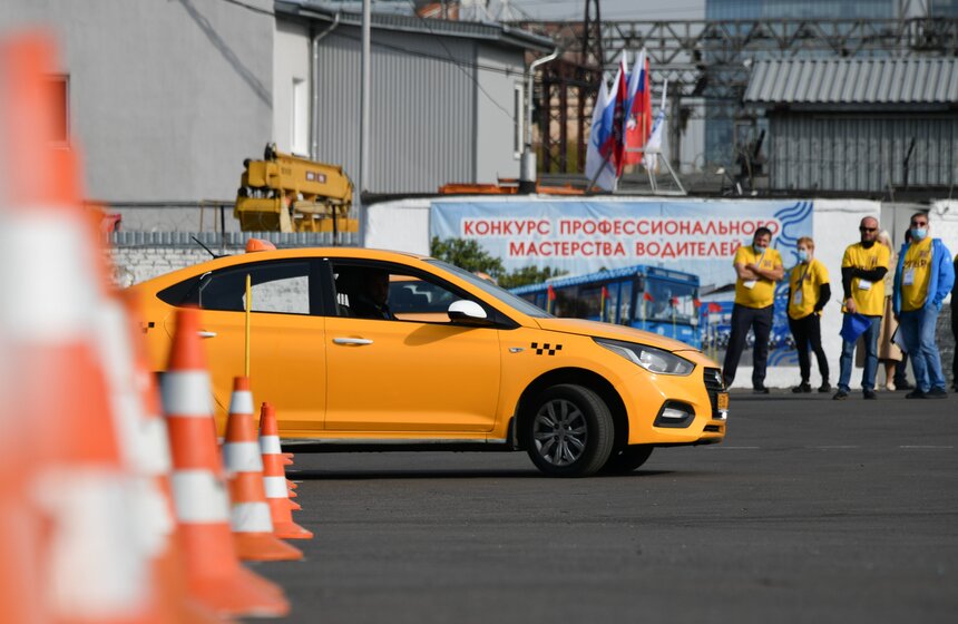 Конкурс профессионального мастерства водителей такси прошел в Москве 11 фото