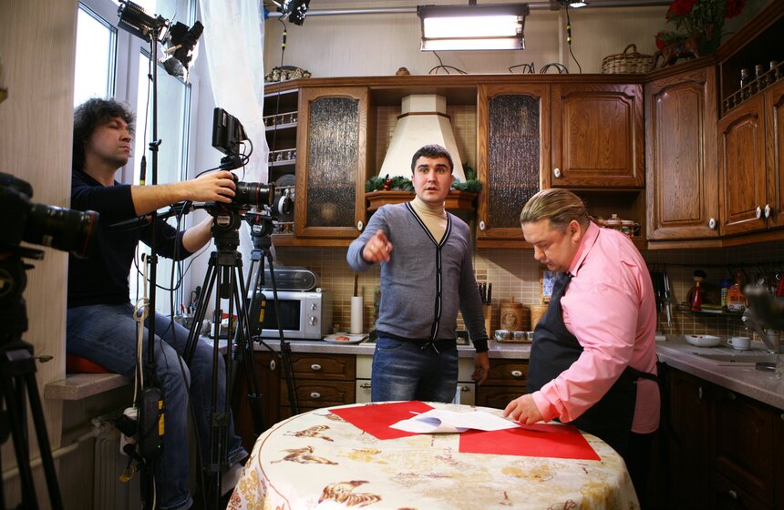 Программа "Звездный холодильник" в гостях у Левона Оганезова 7 фото