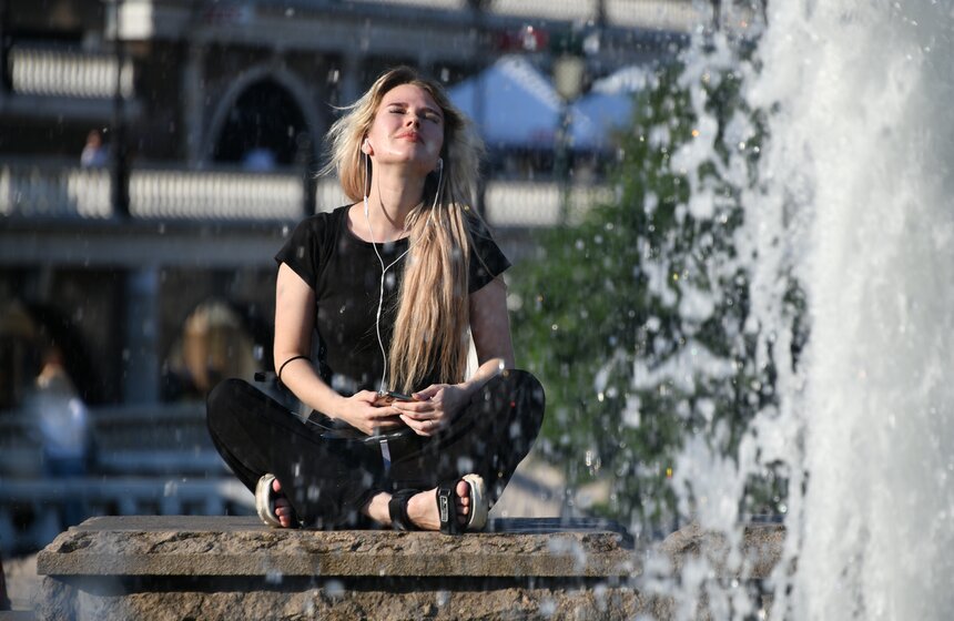 Аномальная жара сохранится в Москве до конца предстоящей недели 28 фото