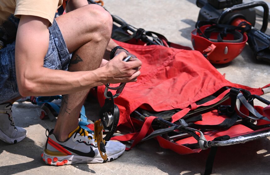 В столице определили лучшего спасателя в финале конкурса "Московские мастера" 20 фото
