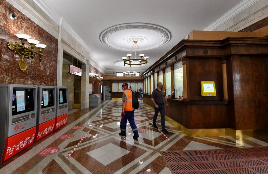 Станция "Смоленская" Арбатско-Покровской линии открылась после реконструкции 26 фото