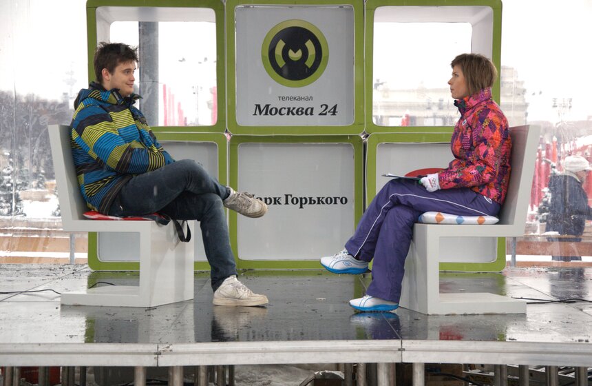 Телеканал "Москва 24" запустил новый проект "Зима в парке" 3 фото