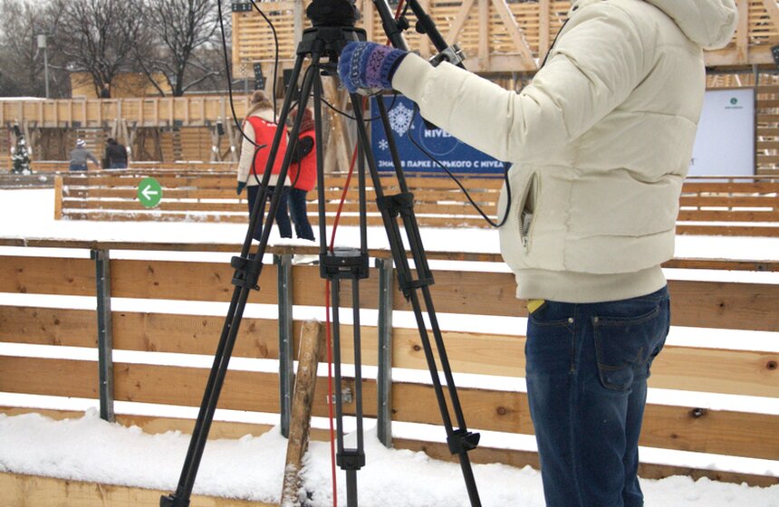 Телеканал "Москва 24" запустил новый проект "Зима в парке" 5 фото