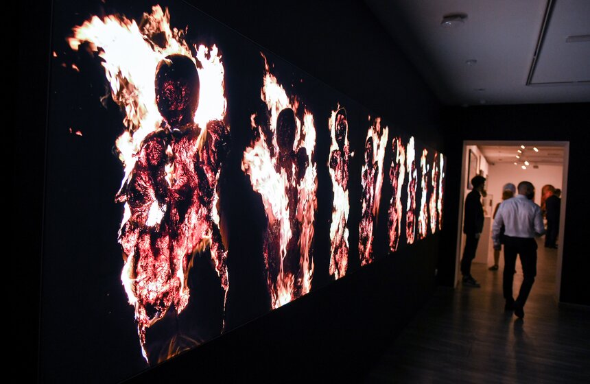 В ММОМА открылась выставка Стаса Намина "Противостояние" 17 фото