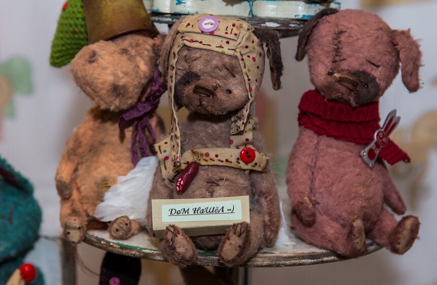 В Москве открылась выставка коллекционных медведей Teddy 10 фото
