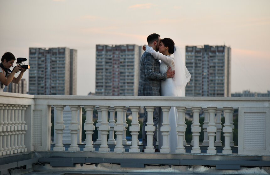 Впервые торжественные регистрации брака прошли на Северном речном вокзале в Москве 15 фото