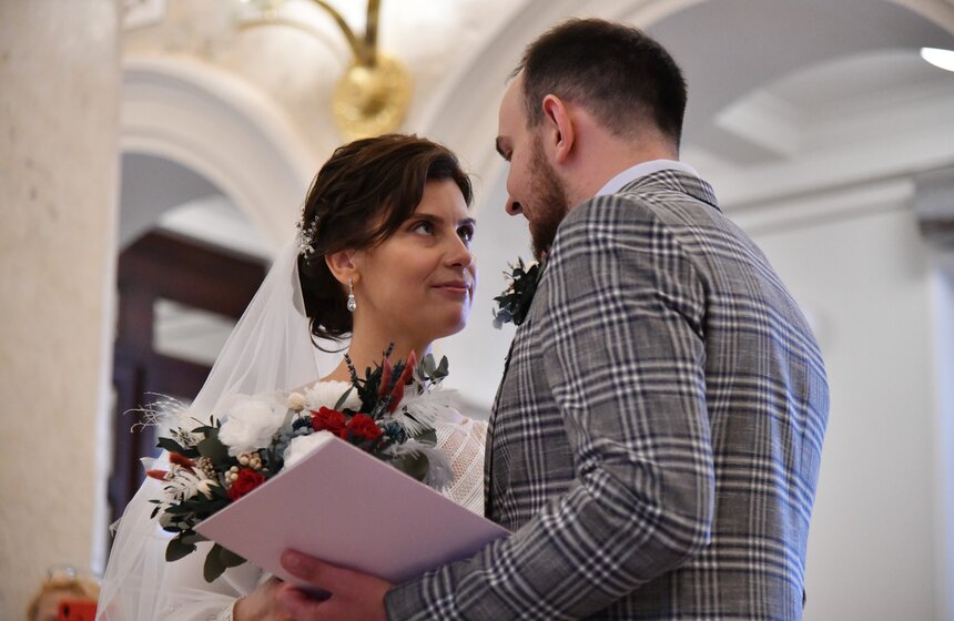 Впервые торжественные регистрации брака прошли на Северном речном вокзале в Москве 12 фото