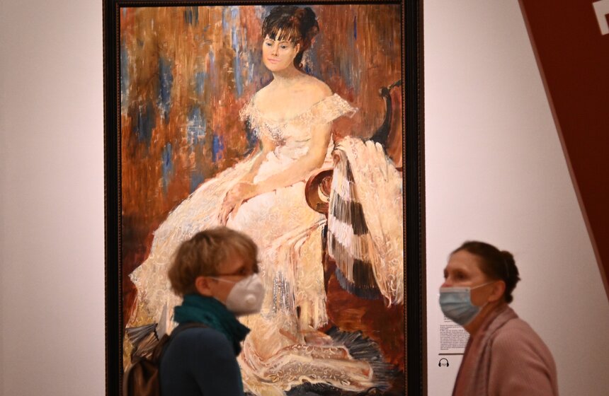 В Третьяковской галерее открылась выставка Юрия Пименова 15 фото