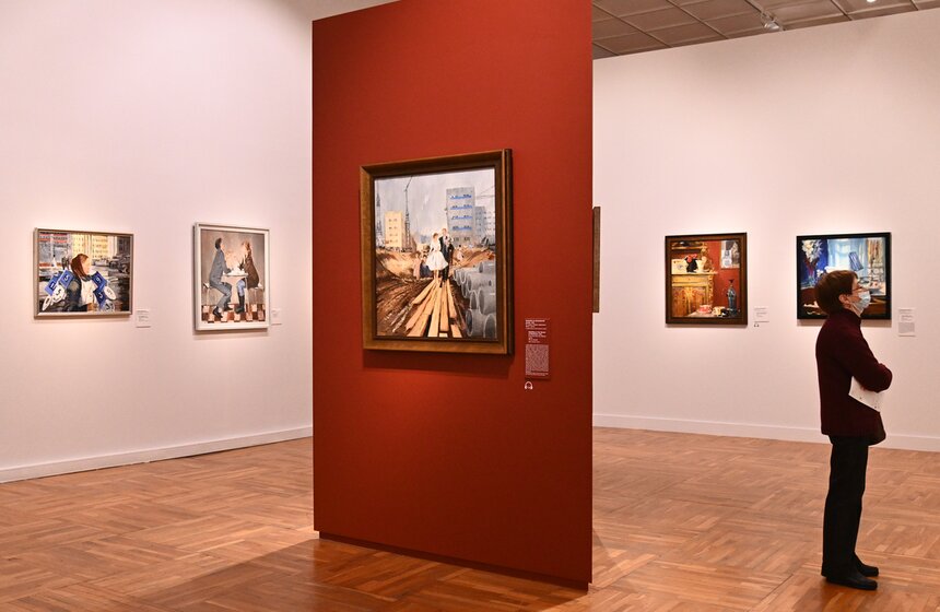 В Третьяковской галерее открылась выставка Юрия Пименова 9 фото