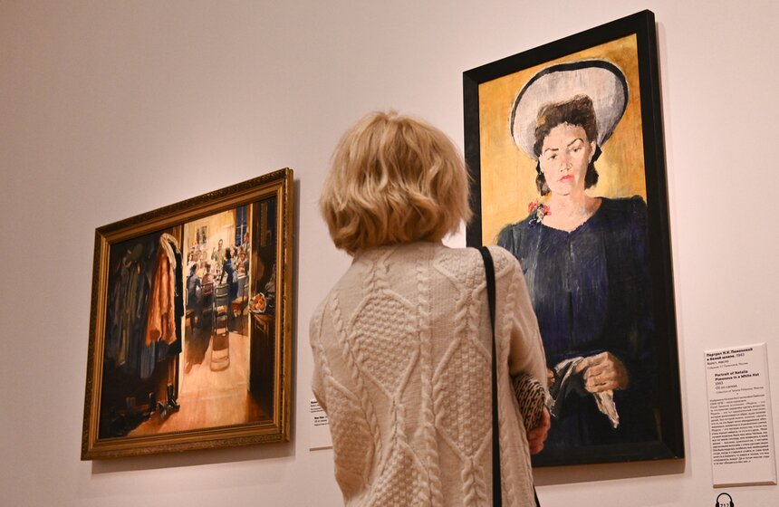 В Третьяковской галерее открылась выставка Юрия Пименова 21 фото