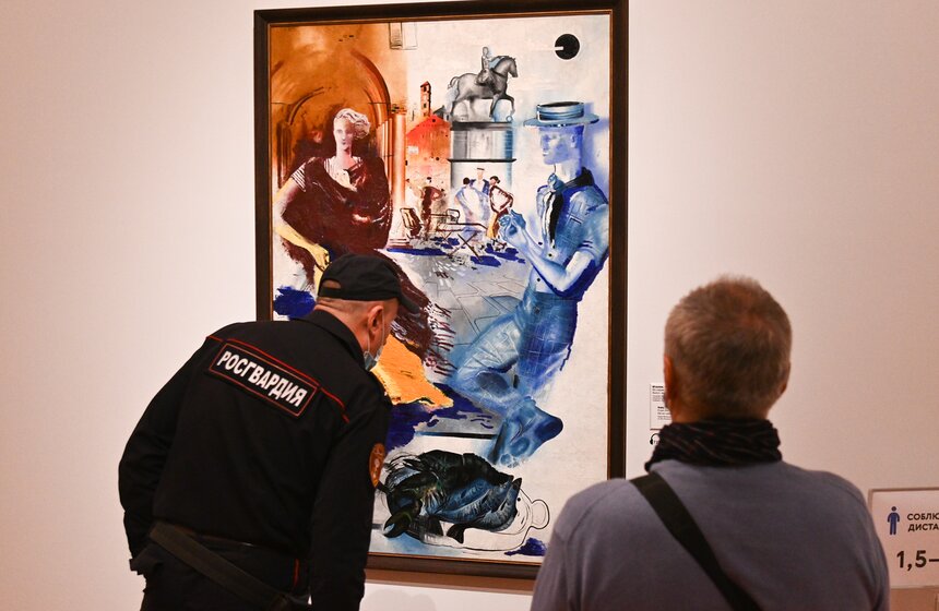 В Третьяковской галерее открылась выставка Юрия Пименова 17 фото