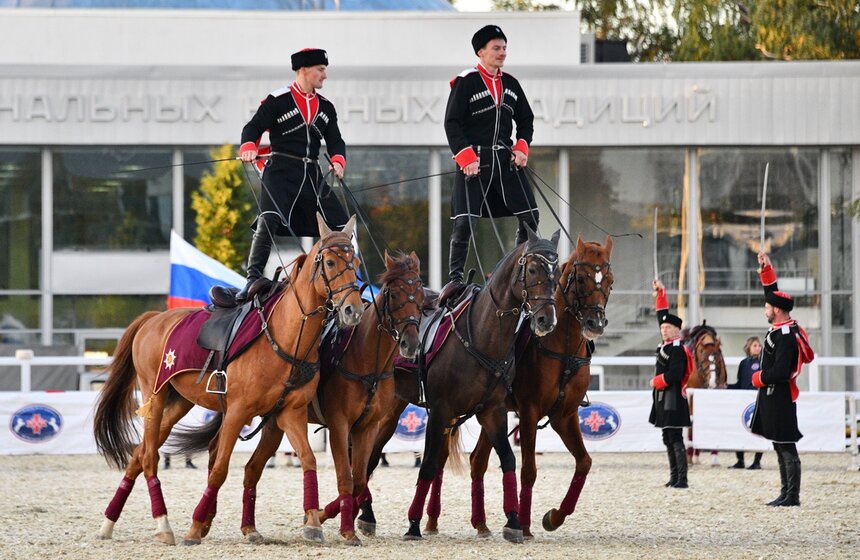На ВДНХ проходит фестиваль "Конные традиции России" 11 фото