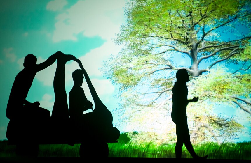 Шоу теней "The Fantastic Shadows" состоялось в столице 27 фото