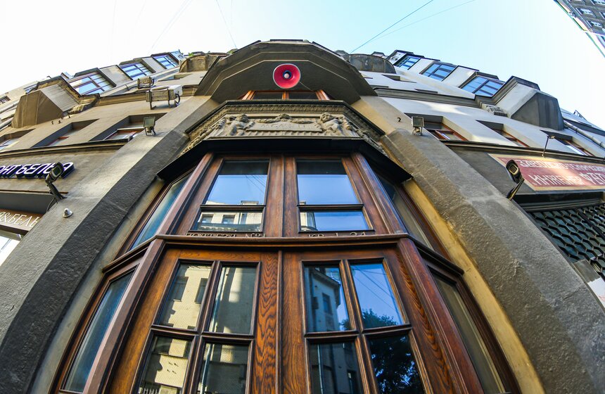 Прогулка по городу. Московские дворы-колодцы с оттенками Питера 19 фото