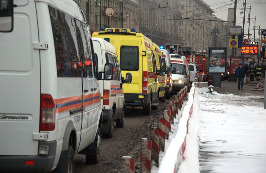 В офисном здании у Белорусского вокзала произошел пожар 2 фото