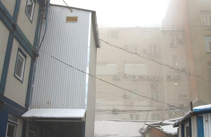 В офисном здании у Белорусского вокзала произошел пожар 9 фото