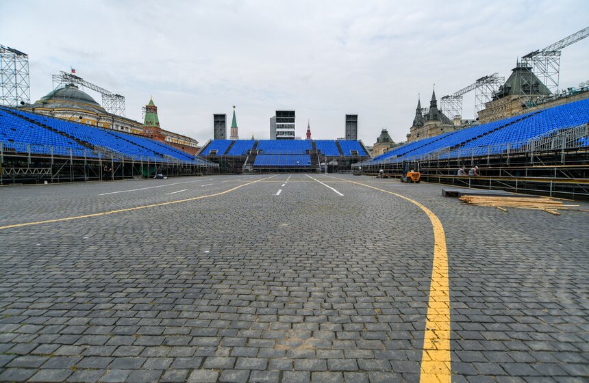 Подготовка к фестивалю "Спасская башня" началась на Красной площади 11 фото