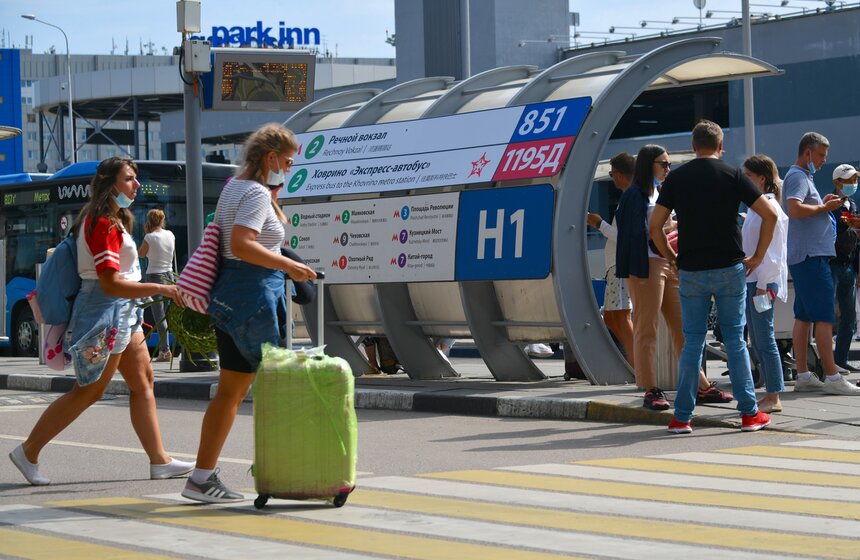 Автобусы "Аэроэкспресса" начали курсировать до терминала D аэропорта Шереметьево 15 фото