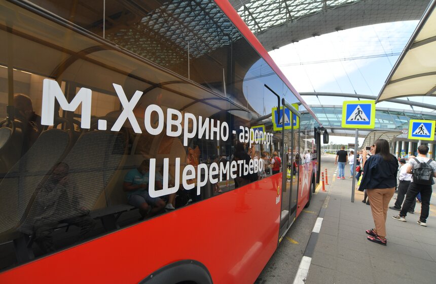 Автобусы "Аэроэкспресса" начали курсировать до терминала D аэропорта Шереметьево 20 фото