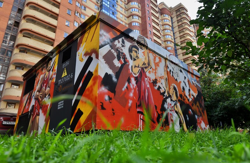 В столице презентовали проект нанесения граффити на технические здания 18 фото