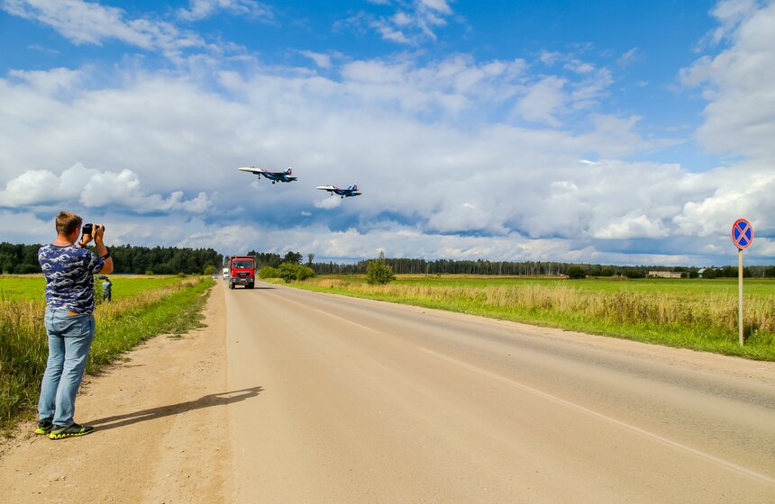 На аэродроме Кубинка прошла демонстрационная авиапрограмма 6 фото