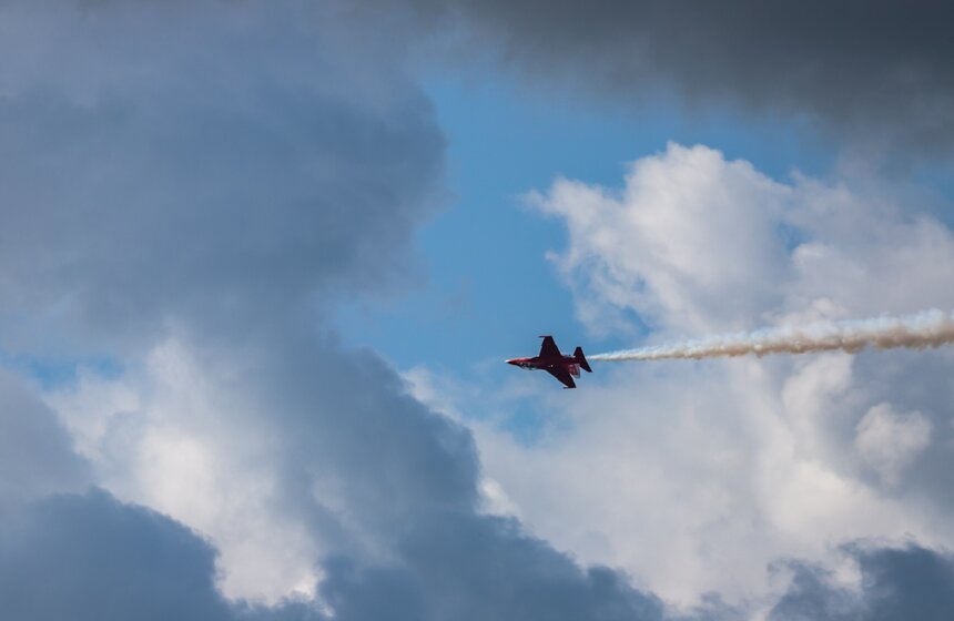 На аэродроме Кубинка прошла демонстрационная авиапрограмма 22 фото