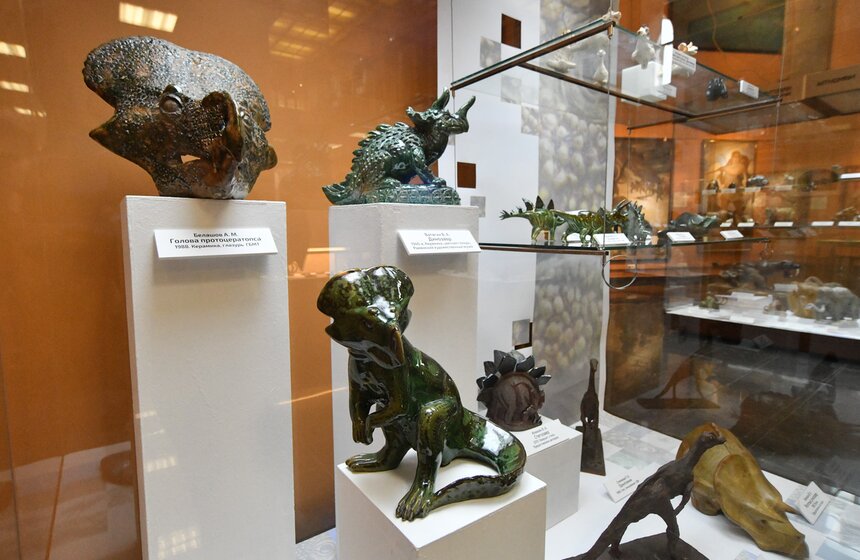 Выставка "Русский палеоарт" открылась Дарвиновском музее 7 фото