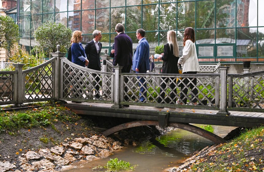 Уникальная система природной очистки воды появилась в "Аптекарском огороде" 9 фото