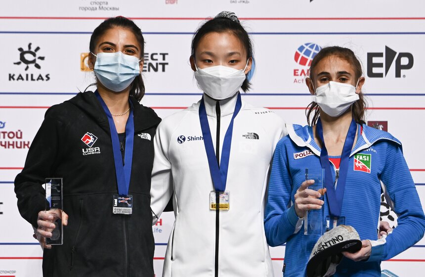 В Москве прошел чемпионат мира по скалолазанию 29 фото