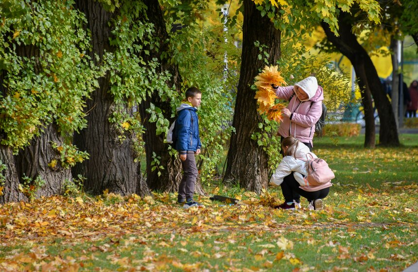 Золотая осень в Центральной России продлится до конца рабочей недели 37 фото