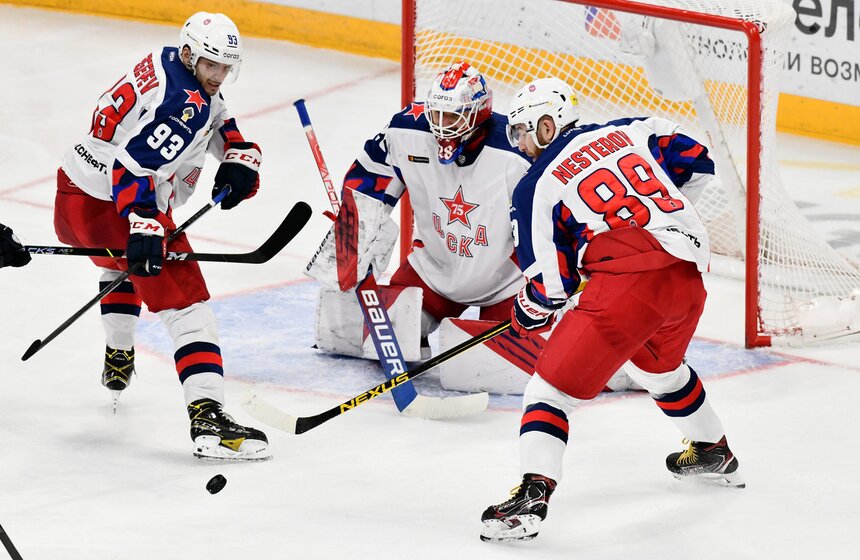 ЦСКА всухую победил "Динамо" в хоккейном дерби 25 фото