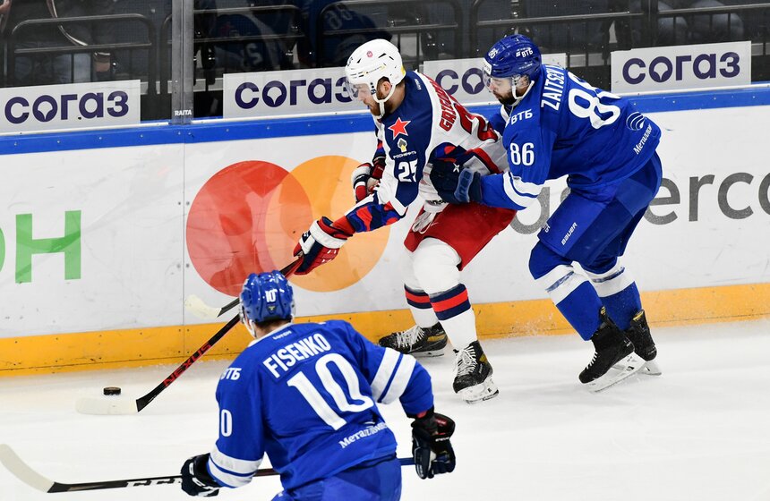 ЦСКА всухую победил "Динамо" в хоккейном дерби 10 фото