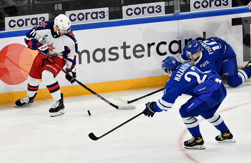 ЦСКА всухую победил "Динамо" в хоккейном дерби 1 фото