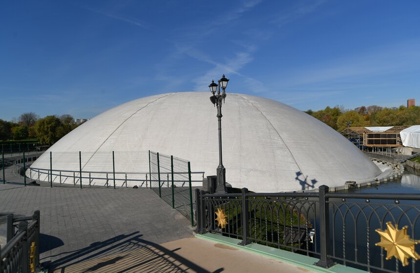 Танцующий фонтан в "Царицыне" законсервировали на зиму 15 фото