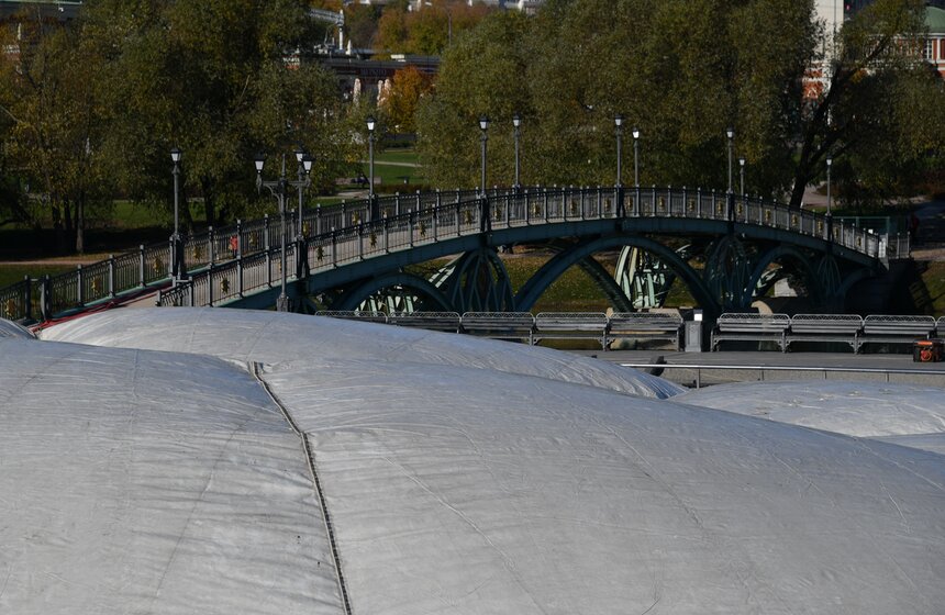 Танцующий фонтан в "Царицыне" законсервировали на зиму 10 фото
