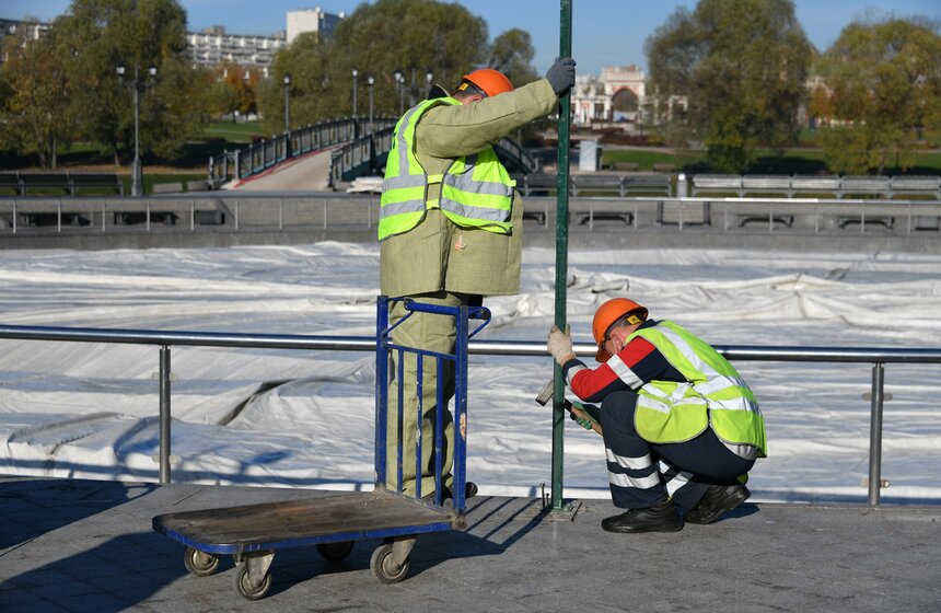 Танцующий фонтан в "Царицыне" законсервировали на зиму 3 фото