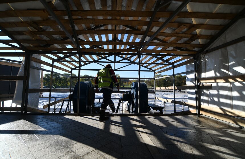 Танцующий фонтан в "Царицыне" законсервировали на зиму 7 фото