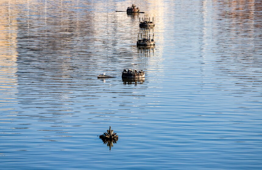 В Москве на Водоотводном канале проведут консервацию плавающих фонтанов 2 фото