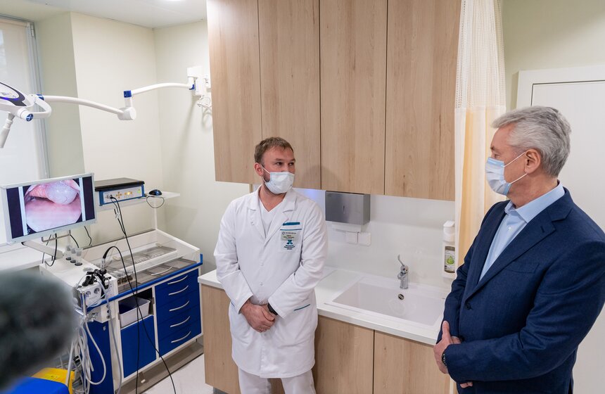 Собянин открыл Центр амбулаторной онкологической помощи в Донском районе 5 фото