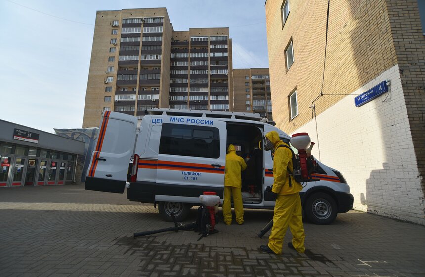 В столице провели дезинфекцию Савеловского вокзала 9 фото