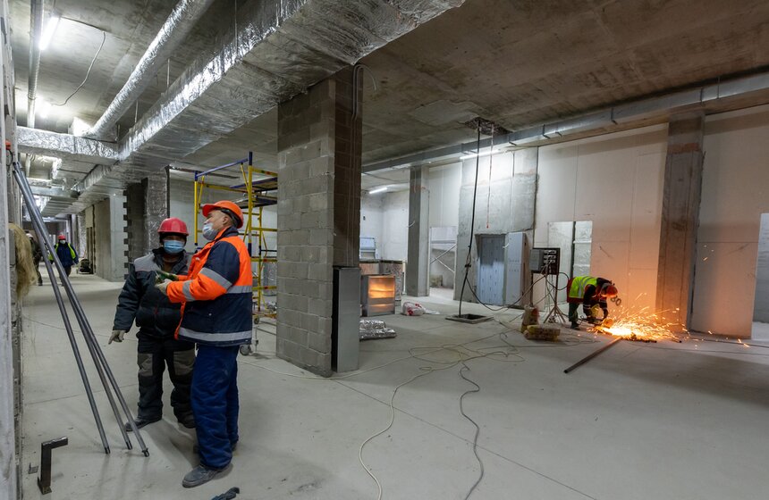 Собянин осмотрел строящийся скоропомощной комплекс НИИ Склифосовского 14 фото