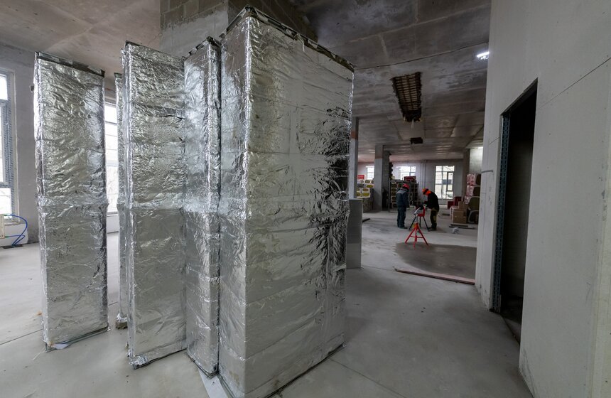 Собянин осмотрел строящийся скоропомощной комплекс НИИ Склифосовского 15 фото