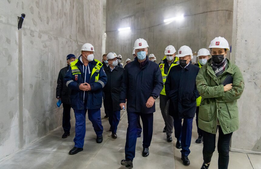 Собянин осмотрел строящийся скоропомощной комплекс НИИ Склифосовского 6 фото