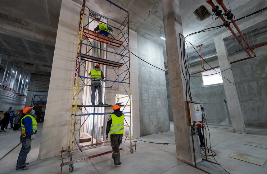 Собянин осмотрел строящийся скоропомощной комплекс НИИ Склифосовского 17 фото