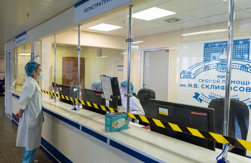 Собянин осмотрел строящийся скоропомощной комплекс НИИ Склифосовского 3 фото