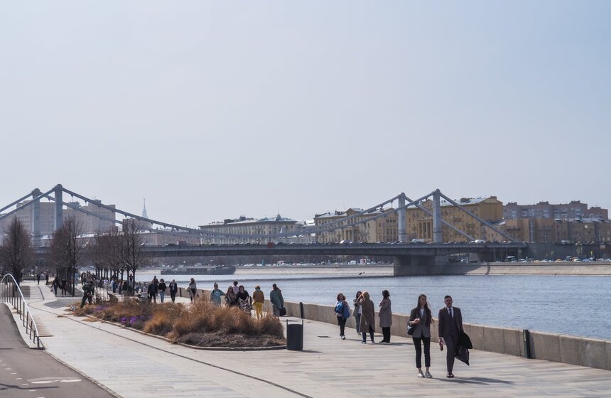 Аномально теплая погода продержится в Москве до выходных 26 фото