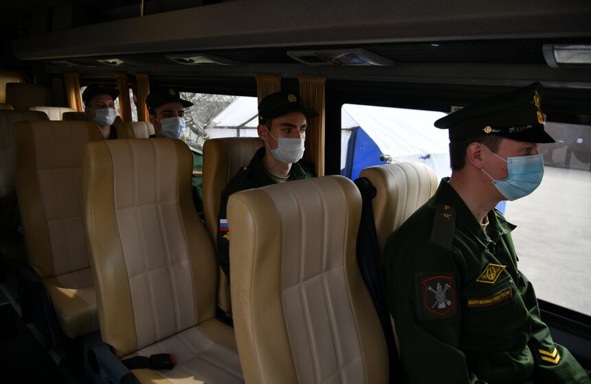 Из Москвы отправили первых призывников для прохождения военной службы 32 фото