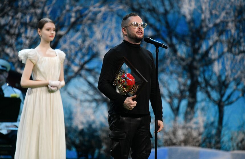 Режиссер Дмитрий Черняков, ставший лауреатом премии в номинации "Лучшая работа режиссера" в опере за работу "Садко" (Большой театр, Москва)